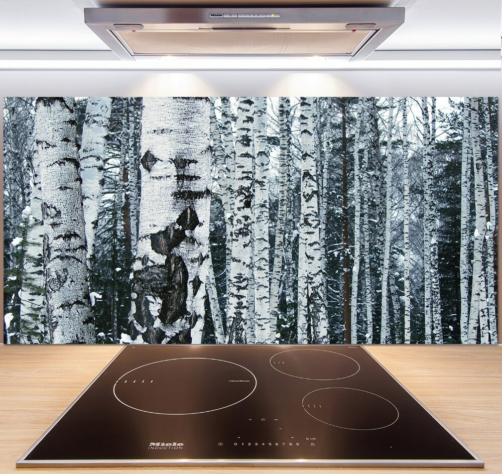 Panel do kuchni Drzewa brzozy