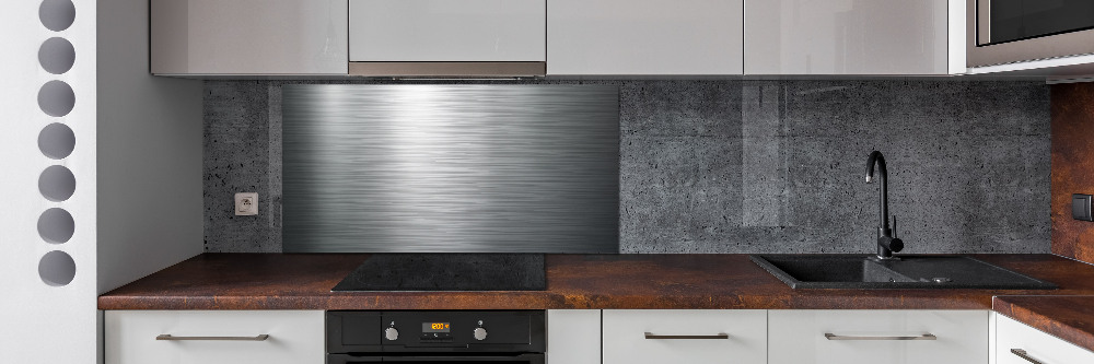 Panel dekor szkło Metalowe tło