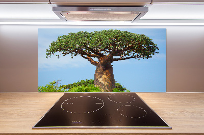 Panel szklany do kuchni Baobab