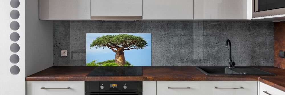 Panel szklany do kuchni Baobab