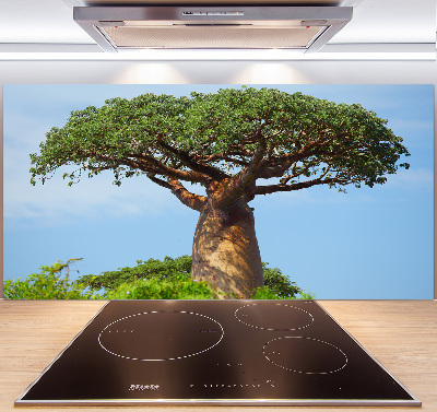 Panel szklany do kuchni Baobab
