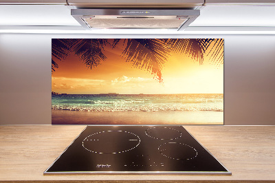 Panel do kuchni Tropikalna plaża