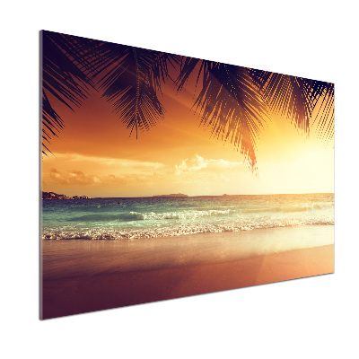 Panel do kuchni Tropikalna plaża