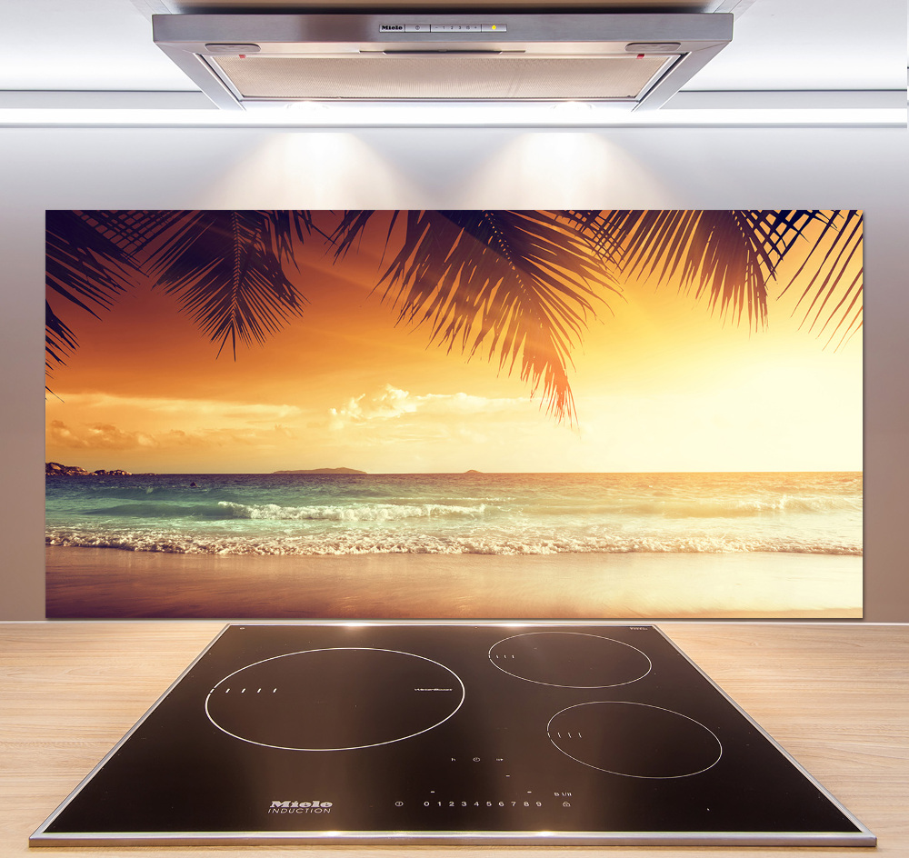 Panel do kuchni Tropikalna plaża