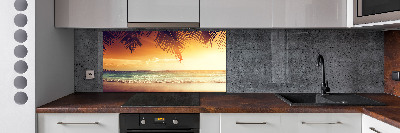 Panel do kuchni Tropikalna plaża