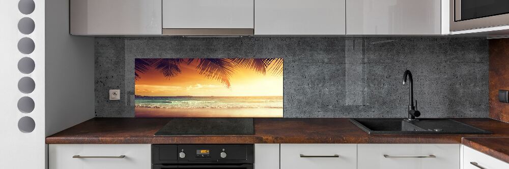 Panel do kuchni Tropikalna plaża