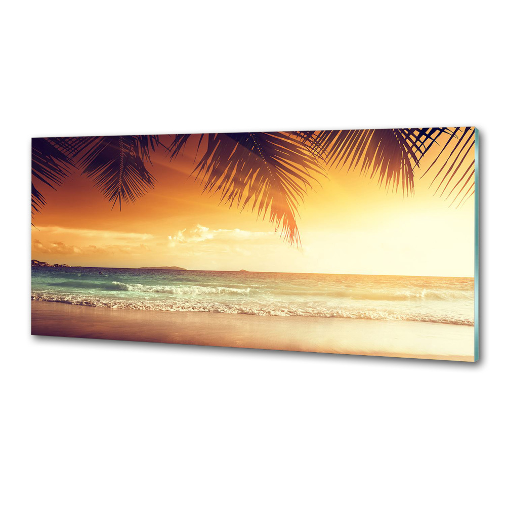 Panel do kuchni Tropikalna plaża