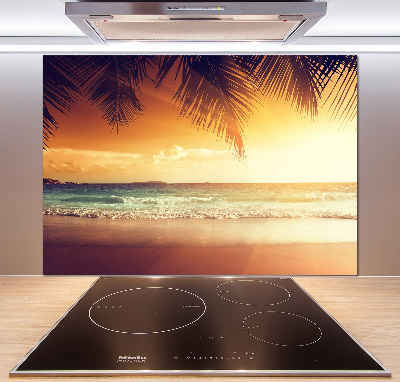 Panel do kuchni Tropikalna plaża