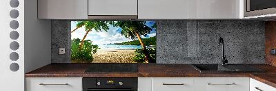 Panel do kuchni Palmy na plaży