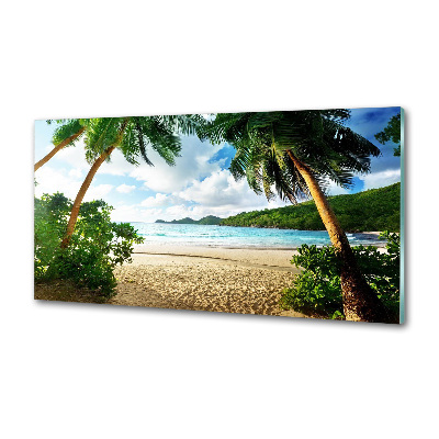 Panel do kuchni Palmy na plaży