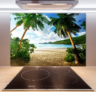 Panel do kuchni Palmy na plaży