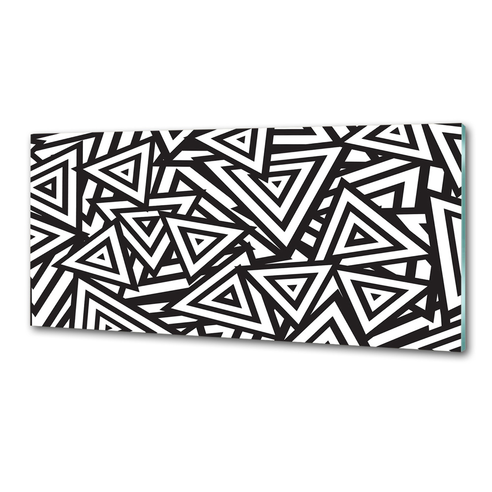 Panel dekor szkło Trójkąty tło