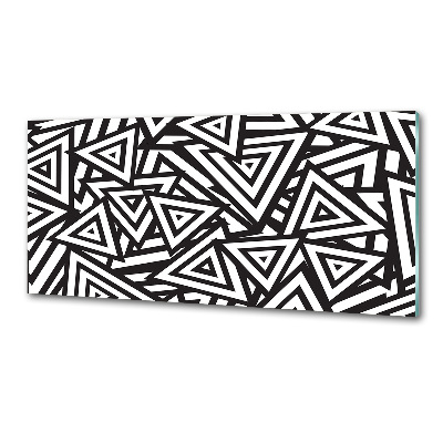 Panel dekor szkło Trójkąty tło