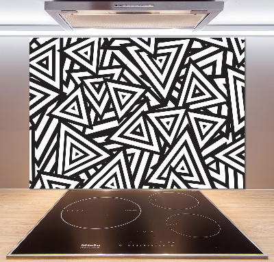 Panel dekor szkło Trójkąty tło