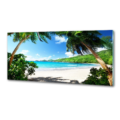 Panel do kuchni Seszele plaża