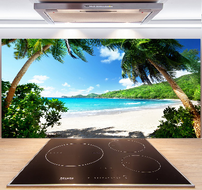 Panel do kuchni Seszele plaża