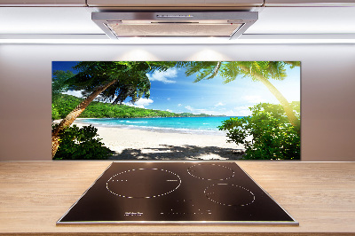 Panel do kuchni Seszele plaża