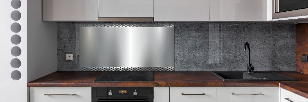 Panel dekor szkło Metalowe tło