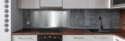 Panel dekor szkło Metalowe tło