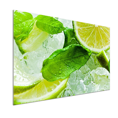 Panel do kuchni Limonka z lodem