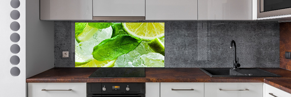 Panel do kuchni Limonka z lodem