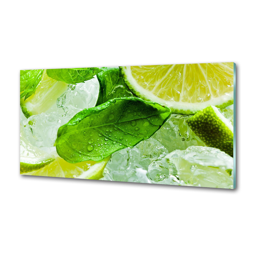 Panel do kuchni Limonka z lodem