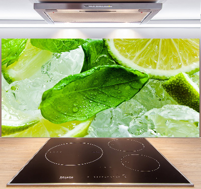 Panel do kuchni Limonka z lodem