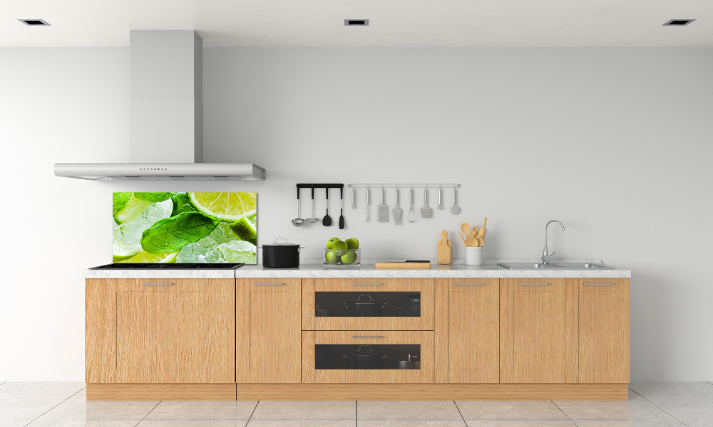 Panel do kuchni Limonka z lodem