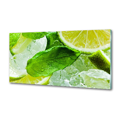 Panel do kuchni Limonka z lodem