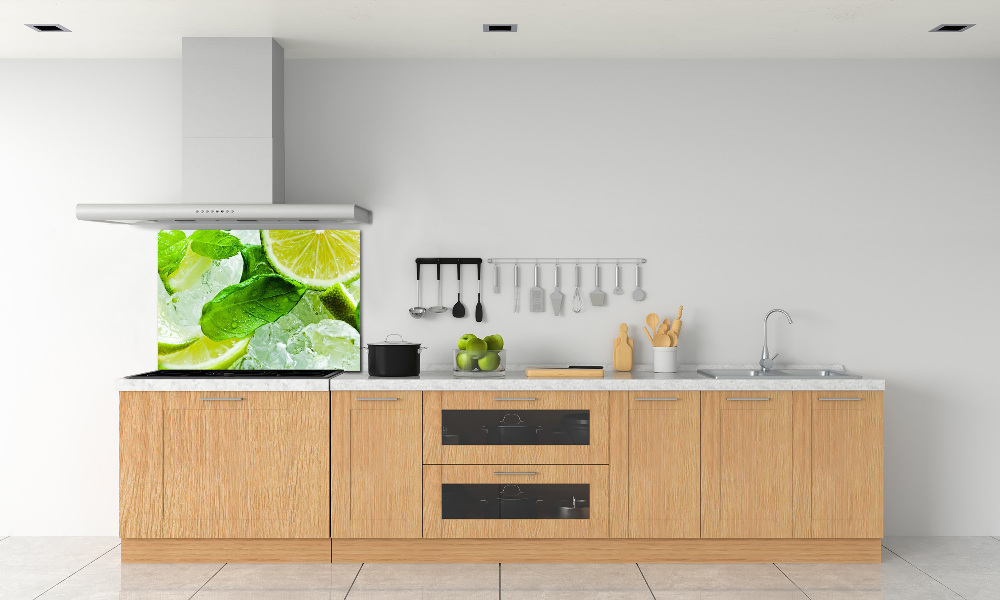 Panel do kuchni Limonka z lodem