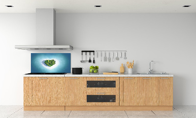 Panel lacobel Wyspa kształt serca