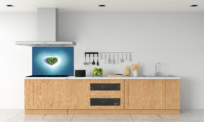 Panel lacobel Wyspa kształt serca