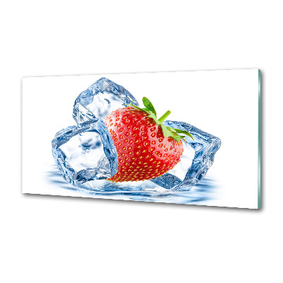 Panel do kuchni Truskawka z lodem