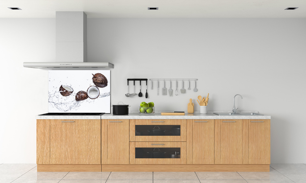 Panel dekor szkło Kokos z wodą