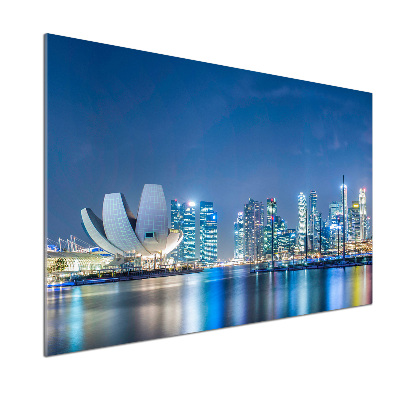 Panel do kuchni Singapur nocą