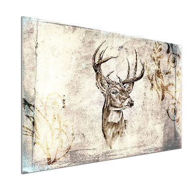 Panel szklany do kuchni Jeleń