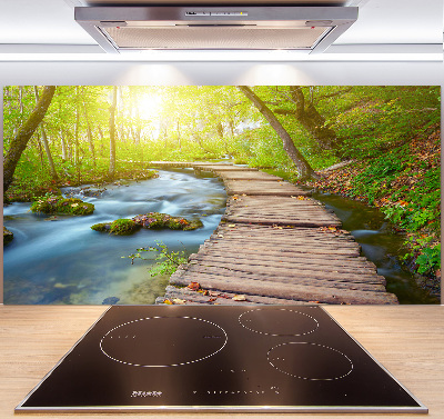 Panel do kuchni Ścieżka w lesie