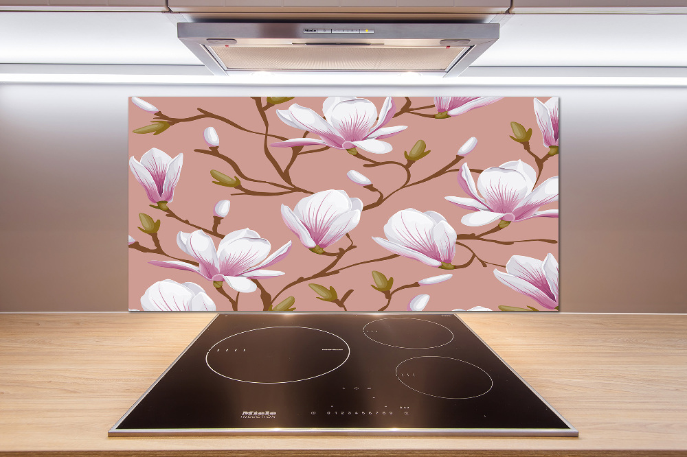 Panel między meble w kuchni Magnolia
