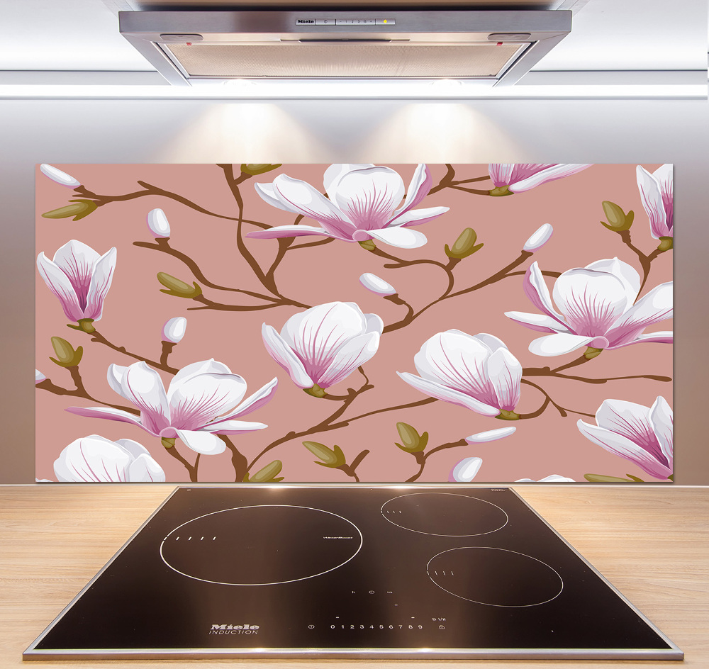 Panel między meble w kuchni Magnolia