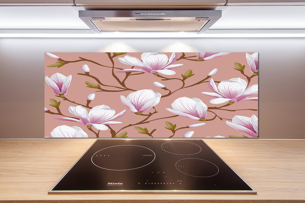 Panel między meble w kuchni Magnolia
