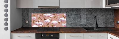 Panel między meble w kuchni Magnolia