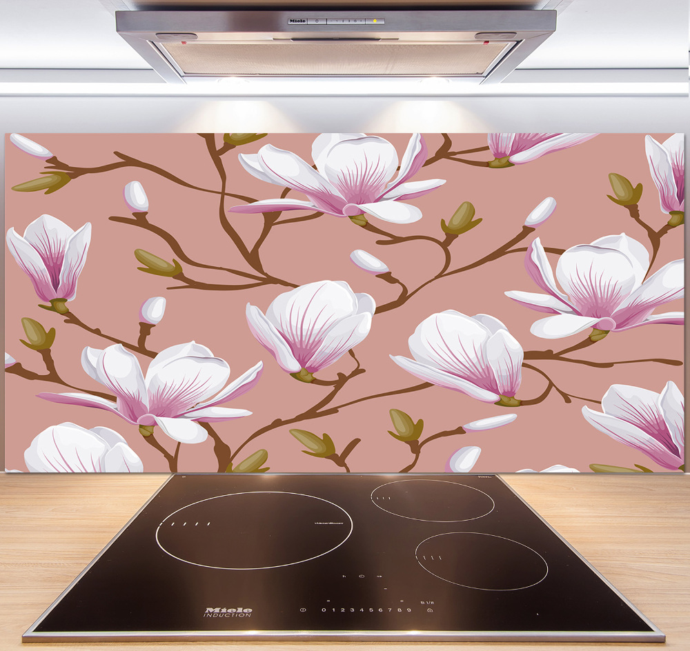 Panel między meble w kuchni Magnolia