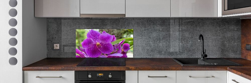 Panel między meble w kuchni Orchidea