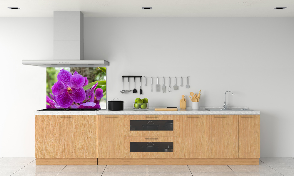 Panel między meble w kuchni Orchidea
