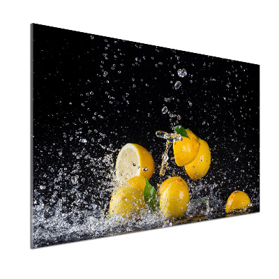 Panel do kuchni Cytryny i woda