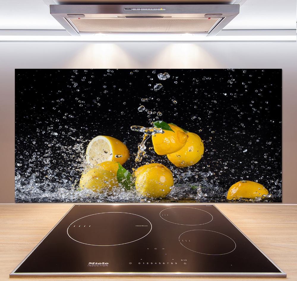 Panel do kuchni Cytryny i woda