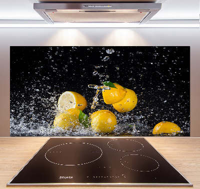 Panel do kuchni Cytryny i woda