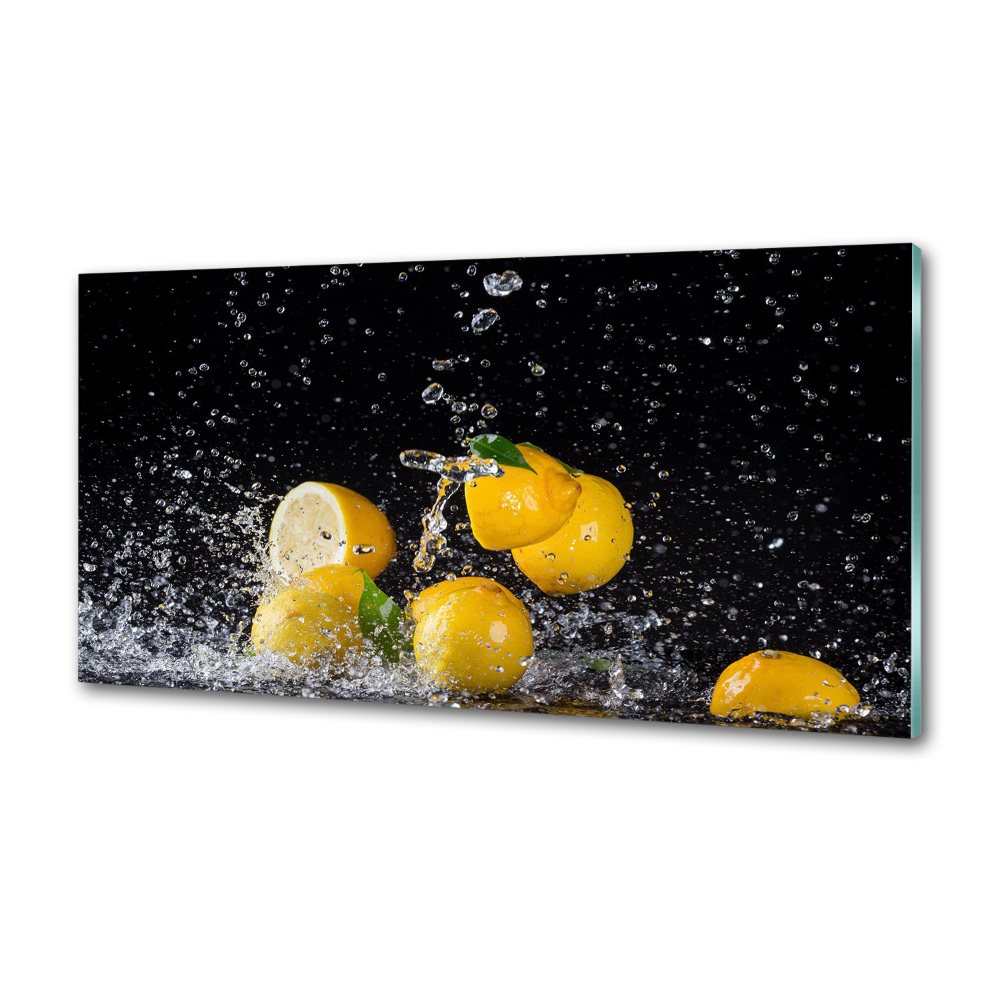 Panel do kuchni Cytryny i woda