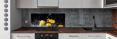 Panel do kuchni Cytryny i woda