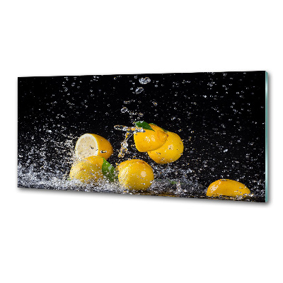 Panel do kuchni Cytryny i woda